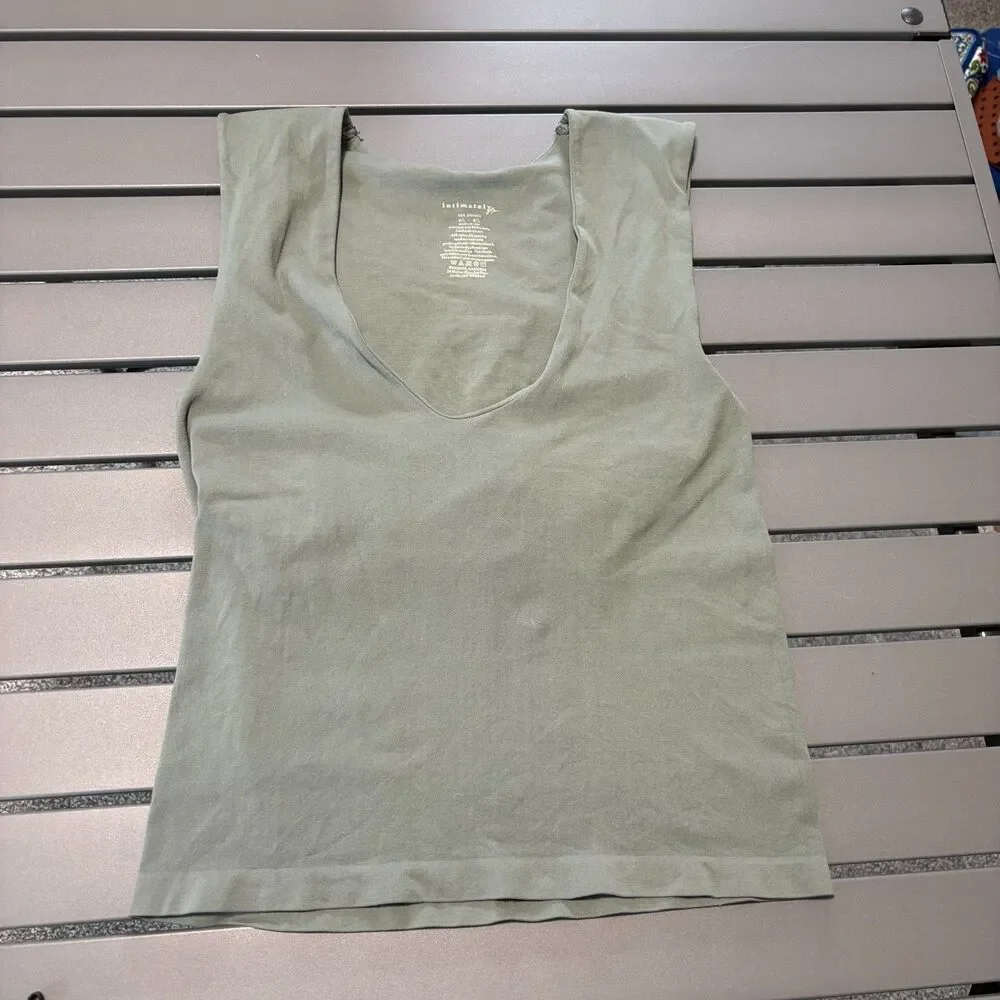 Intimately Free People Top Womens Size M/L Sage Green V Neck